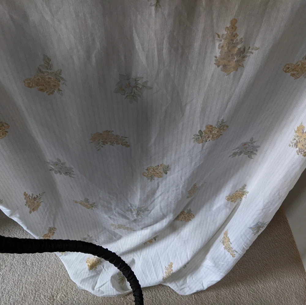 Vintage Gloria Vanderbilt Cottage Rose Twin Bedding